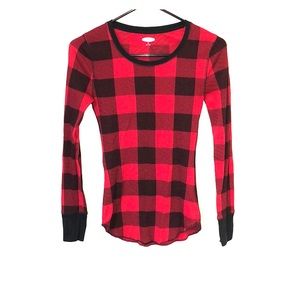 Pattern pajama top